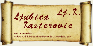 Ljubica Kašterović vizit kartica